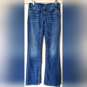 Aiko Bootcut Silver Jeans 27x33 💕🐎